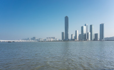 珠海横琴金融岛全景