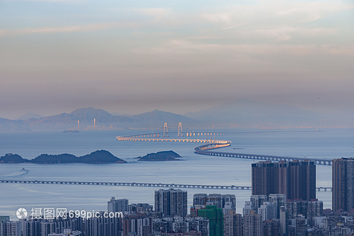 珠海港珠澳大桥风光