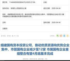 涨停!珠海国资400亿卖了格力后又有大动作 在下很大一盘棋